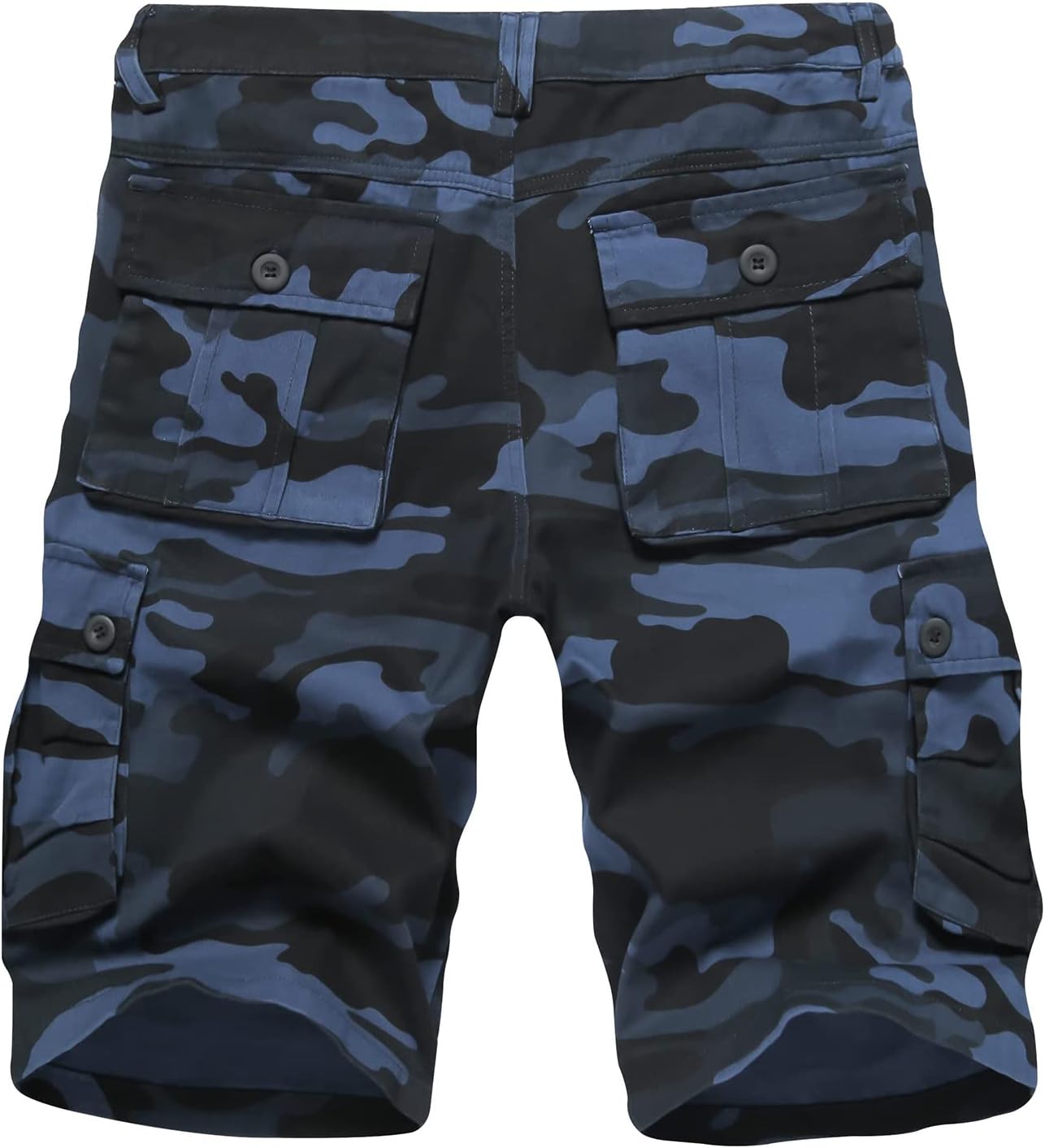 Detalle 2 de APTRO Men's Cargo Shorts, Relaxed-Fit Cotton Twill with Multiple Pockets