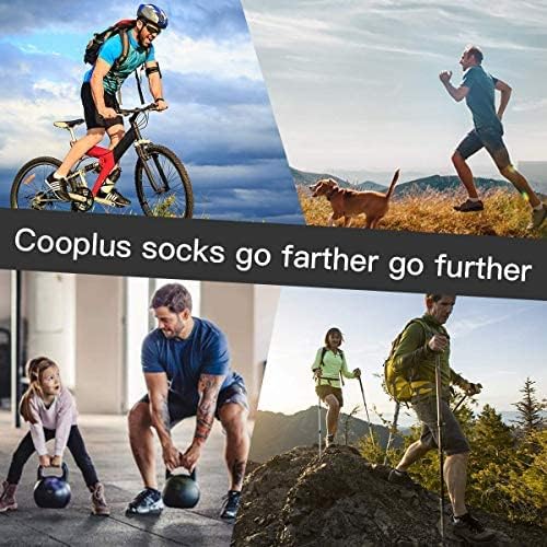 Detalle de COOPLUS Men's Ankle Socks: Cushioned, Breathable, Arch-Support Low Cut (6 Pairs)