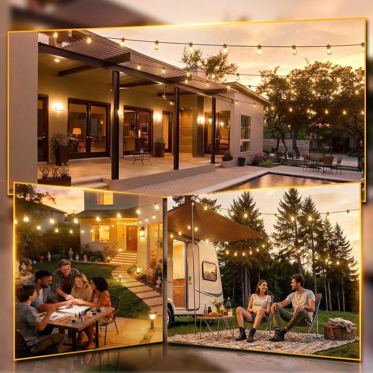 Thumbnail 6 de addlon Outdoor String Lights 25FT