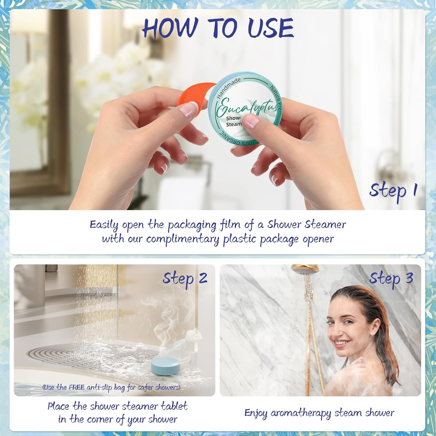 Thumbnail 4 de Shower Steamers Aromatherapy 8 Pack 8-count