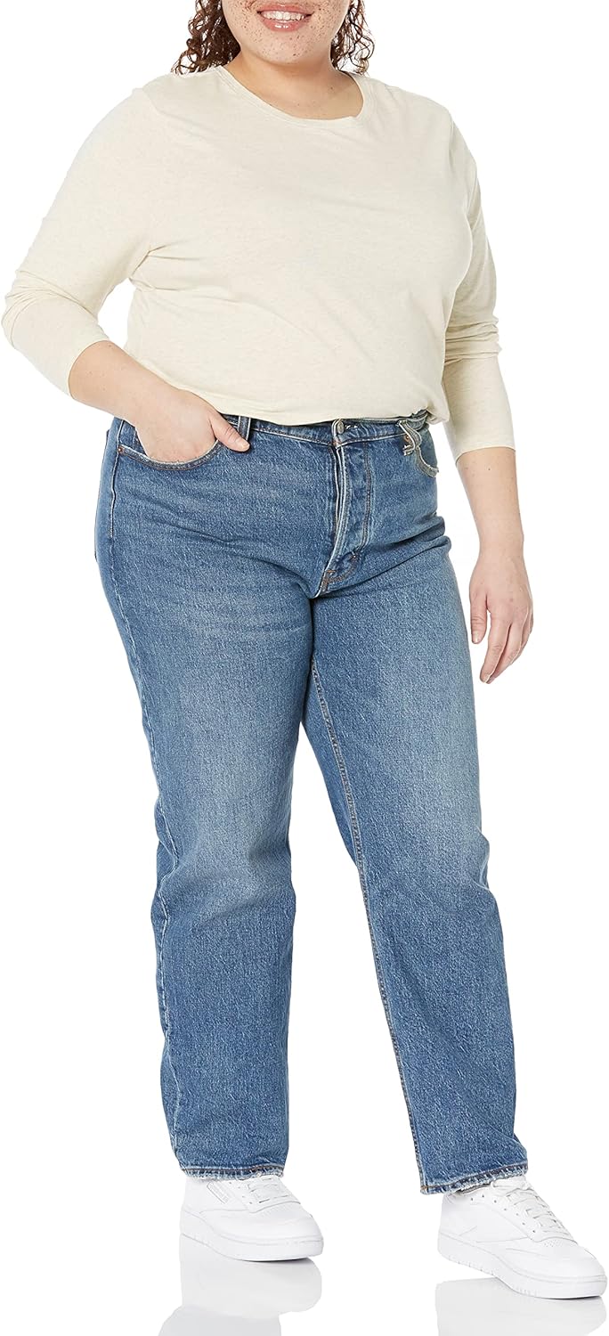 Thumbnail 5 de Amazon Essentials Femme T-Shirt à Manches Longues, Col Rond, Coupe Classique – Disponible en Grande Taille