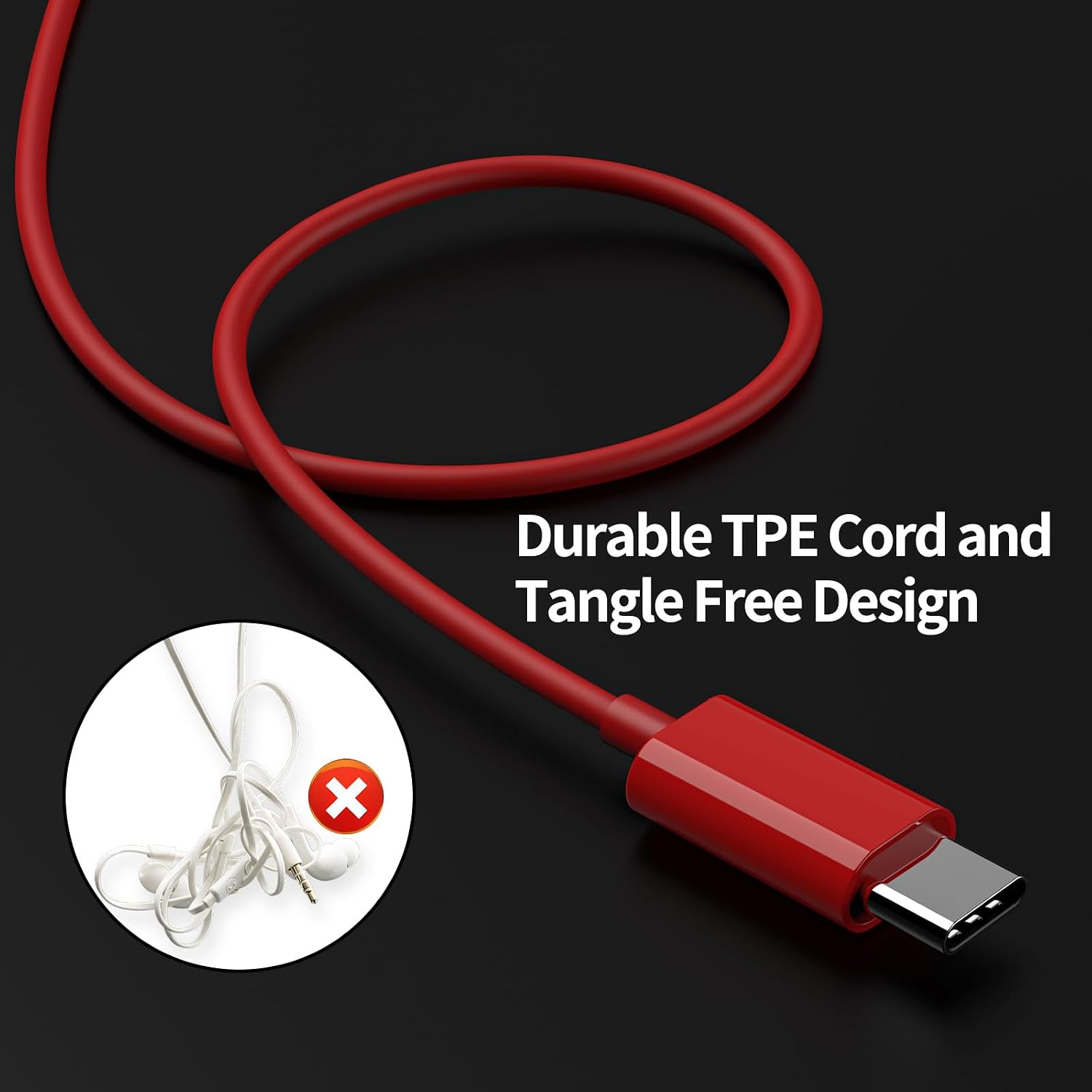 Detalle 2 de USB‑C In‑Ear Kopfhörer für Samsung S24 Ultra