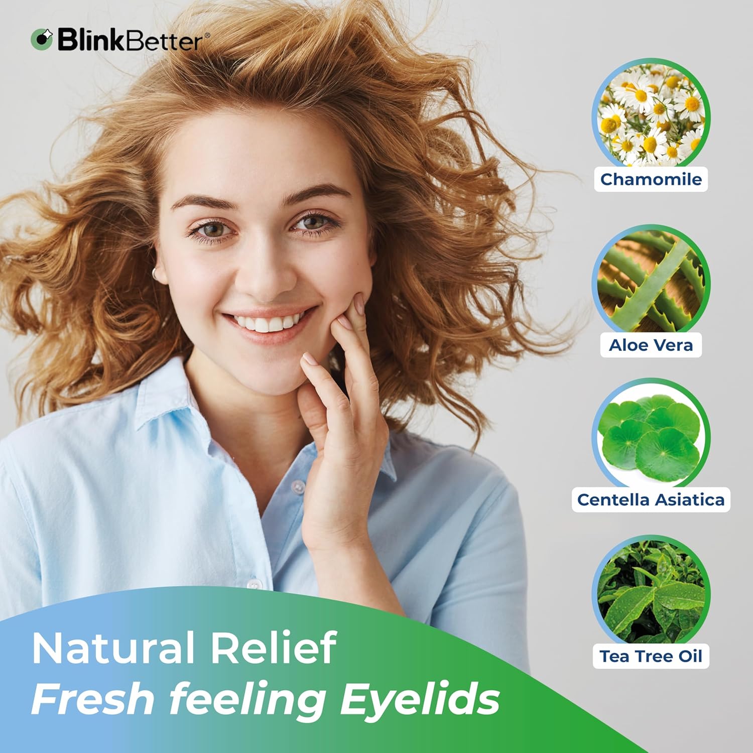 Thumbnail 1 de BlinkBetter Tea Tree Oil Eyelid Wipes (60-count, Pack of 3) for Blepharitis, MGD & Dry Eye Relief