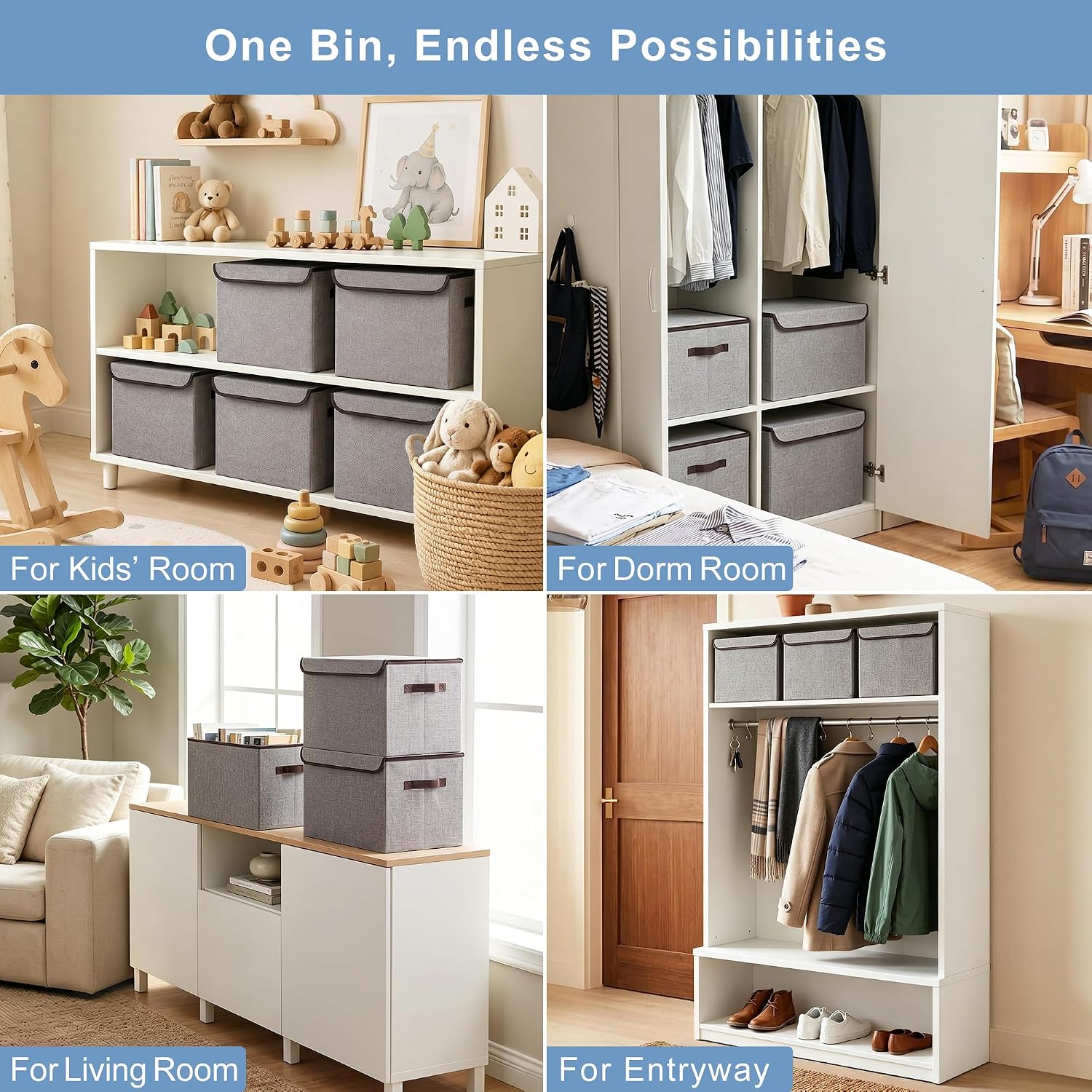 Detalle 2 de Bagnizer Large 42 Quarts storage bin