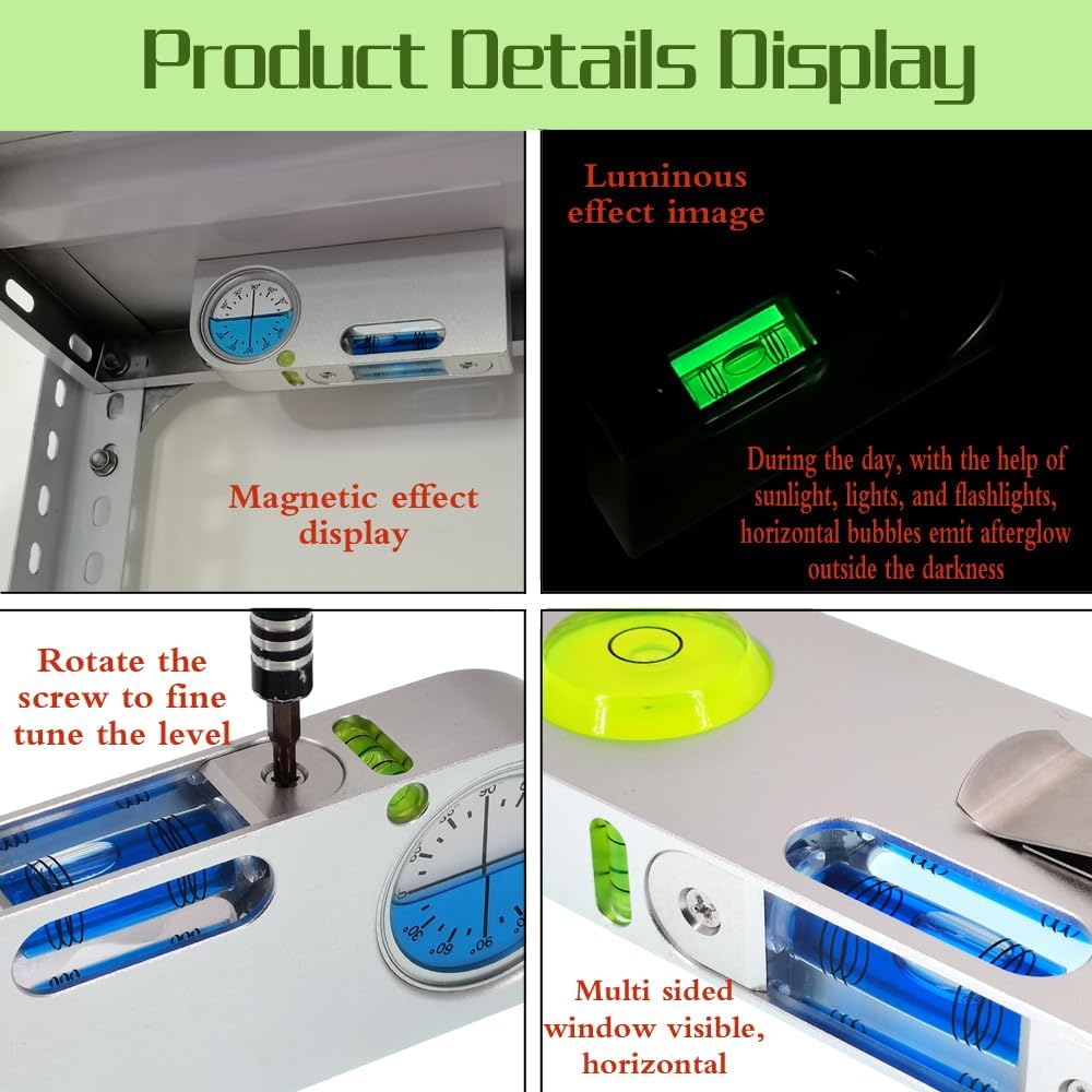Thumbnail 3 de Mini level ruler in aluminium alloy