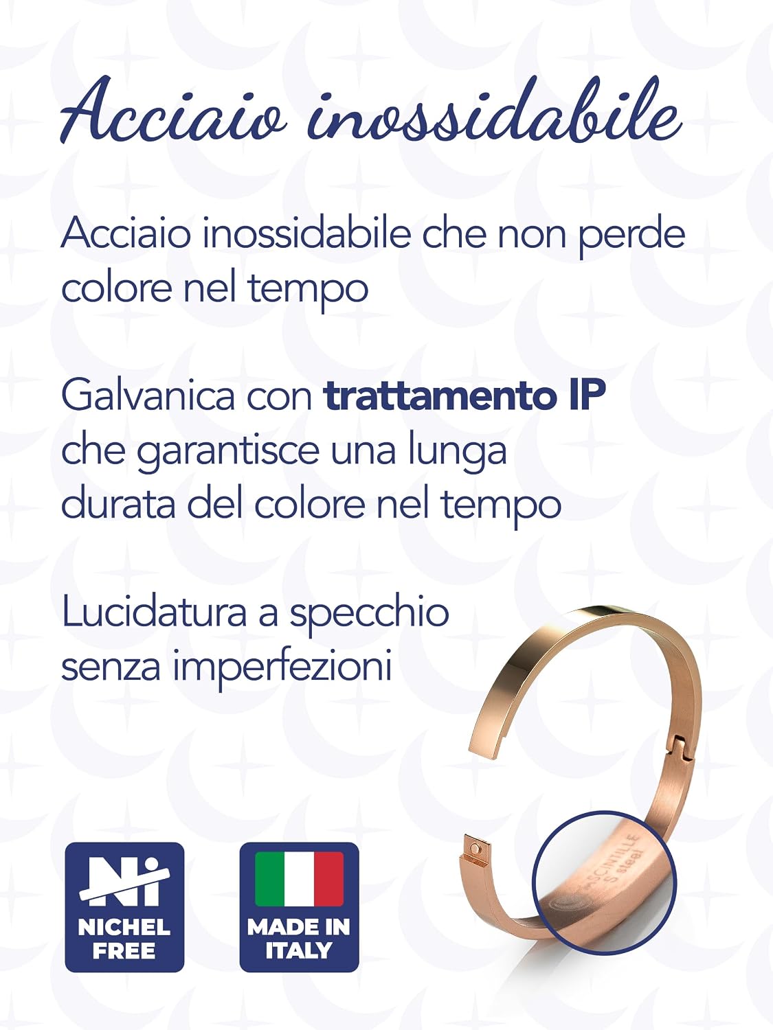 Thumbnail 4 de inSCINTILLE Bangle Bracciale Rigido Donna Uomo