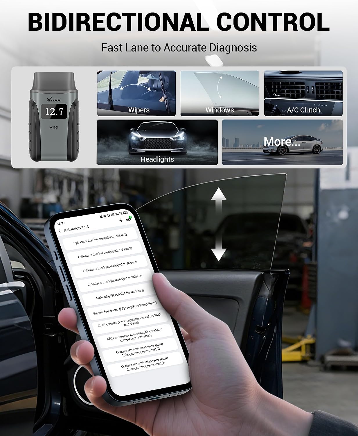Thumbnail 3 de XTOOL Anyscan A30M OBD2 Scanner Kit: Wireless Bidirectional Diagnostics with Lifetime Updates