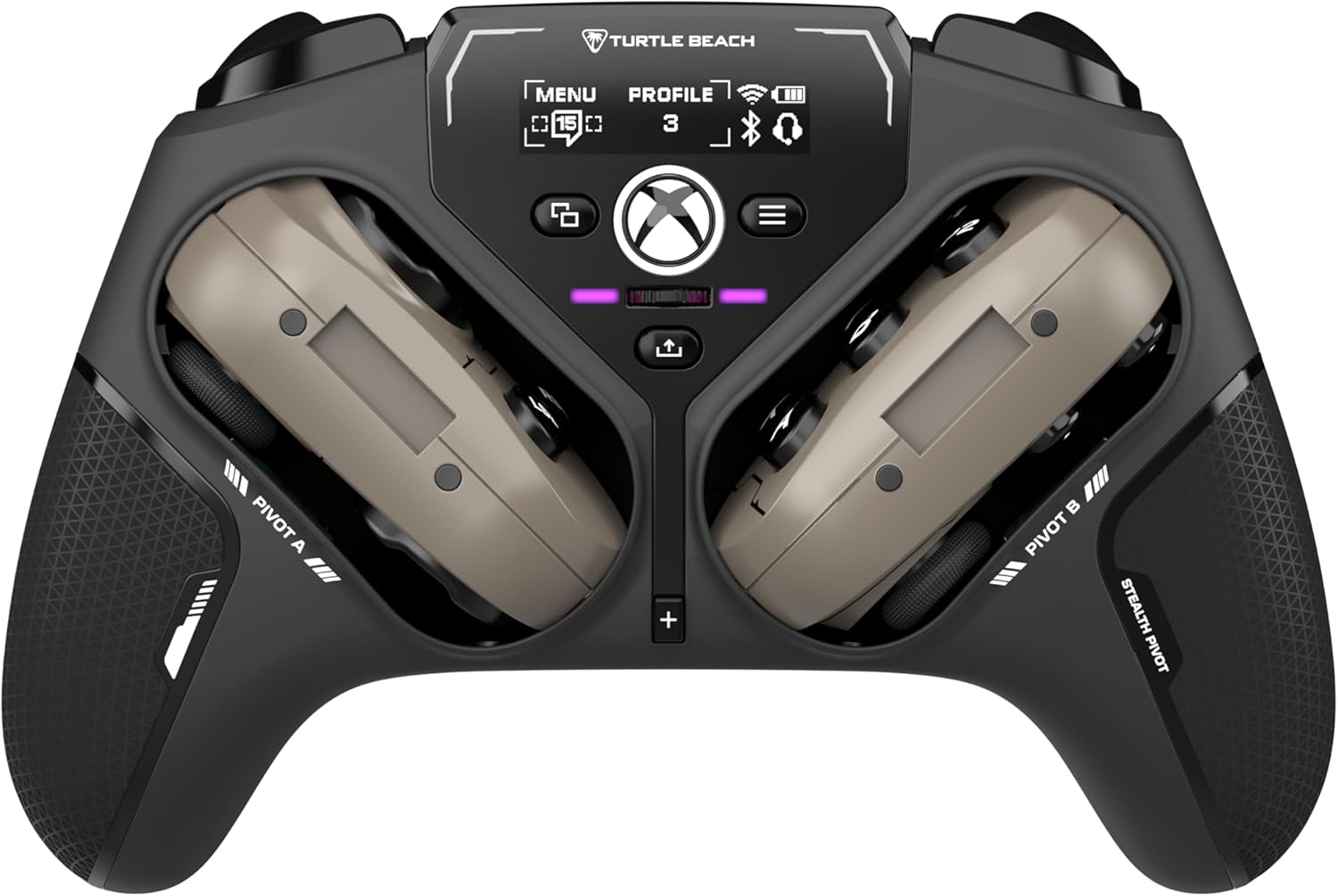 Detalle de Turtle Beach Stealth Pivot: mando inalámbrico inteligente para PC con Windows 10/11