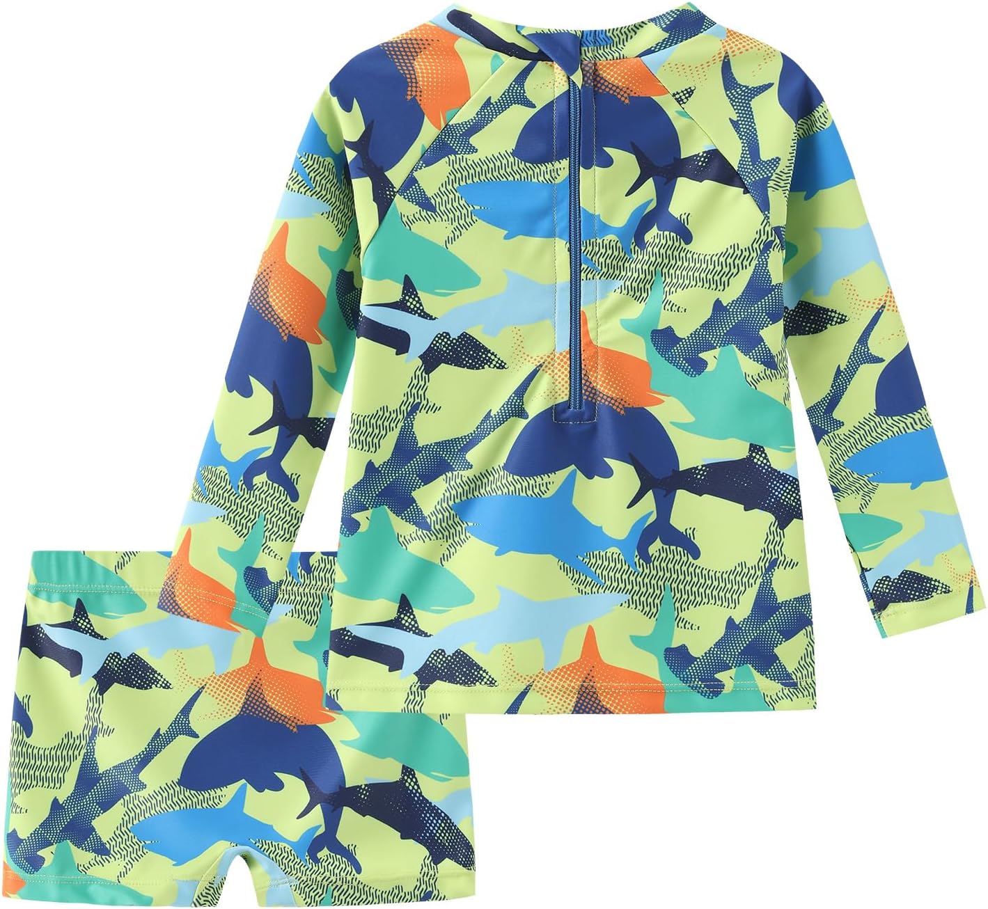 Thumbnail 1 de UV Shirt & Badeshorts Set für Jungen – Zweiteiliges Langarm-Schwimmset mit UPF50+ (62, 110/6 Monate–5 Jahre)