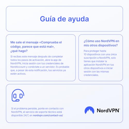 Detalle de NordVPN Básico: 10 dispositivos, 2 años, código digital