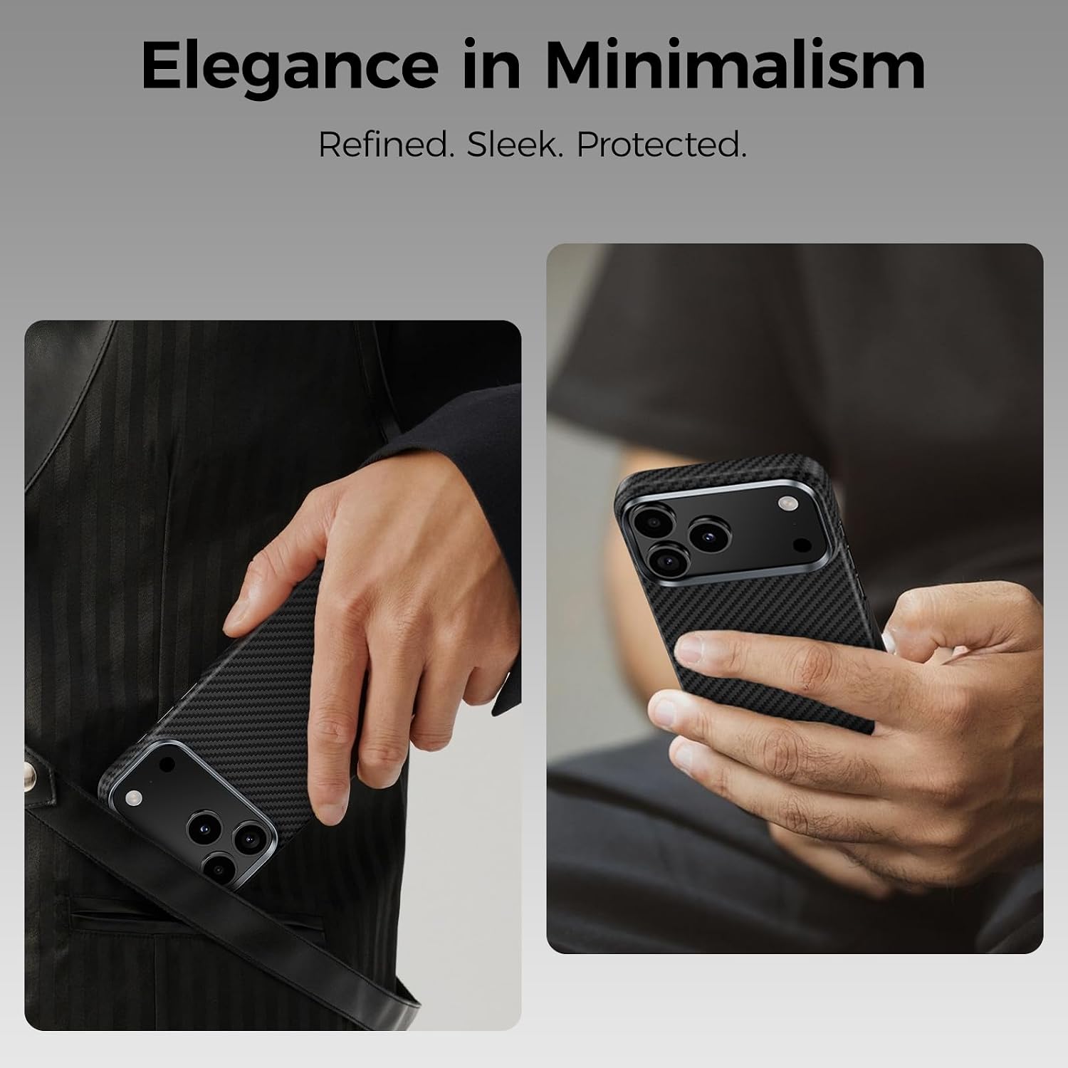 Thumbnail 6 de BENKS ArmorAir Case for iPhone 17 Pro (MagSafe) — DuPont Kevlar aramid, ultra-slim minimalist protection in black