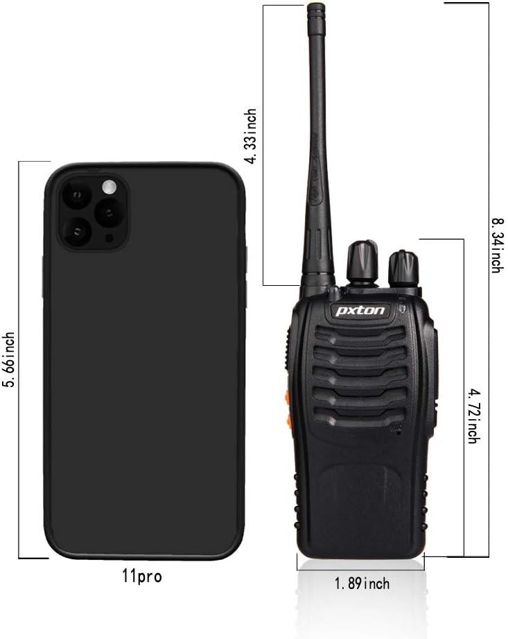 Detalle 2 de pxton Two Way Radios 6 Pack walkie talkies