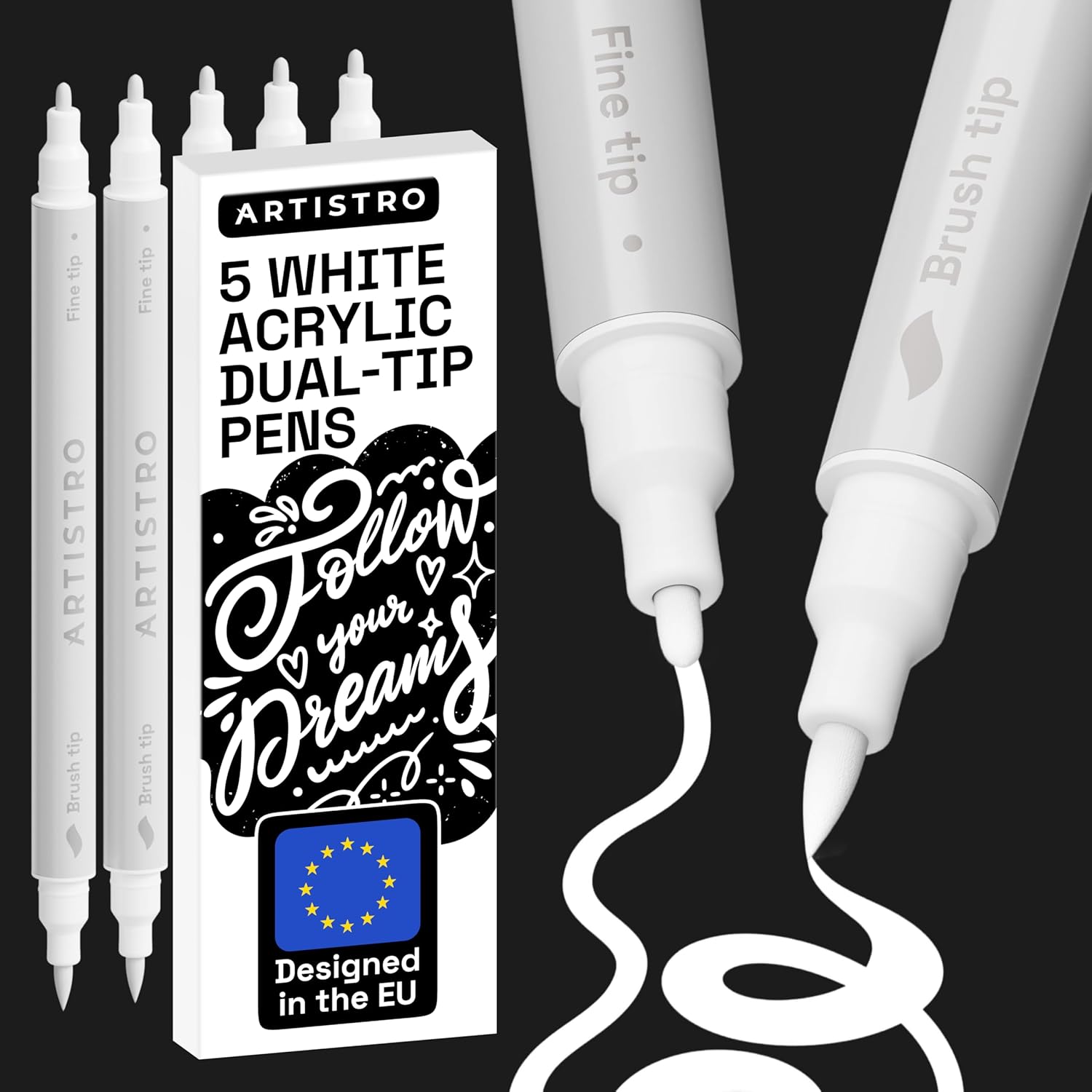 Thumbnail 5 de ARTISTRO 24 Acrylic Paint Pens set for crafts 🎨