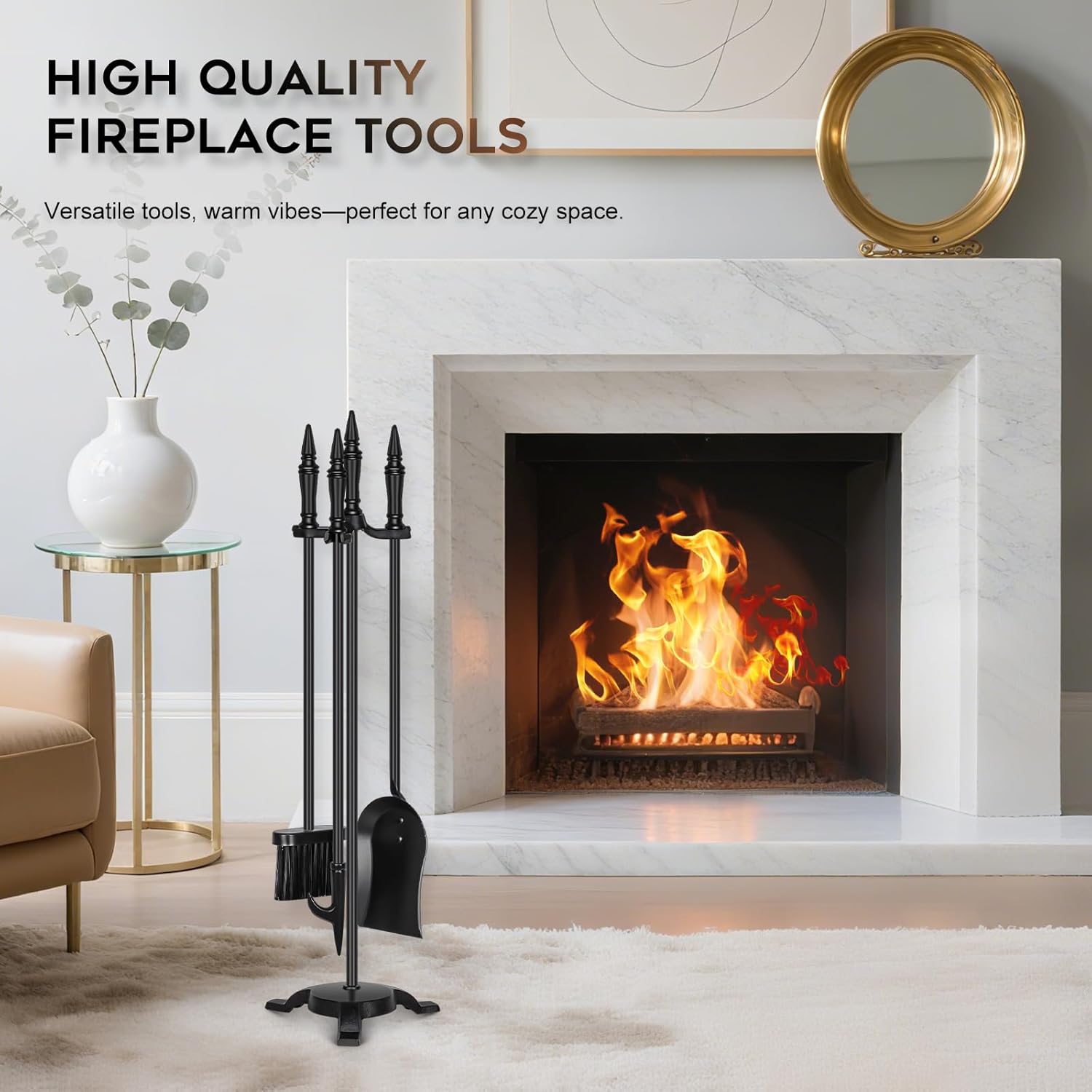 Thumbnail 6 de FEED GARDEN Fireplace Tools Set 31 Inch