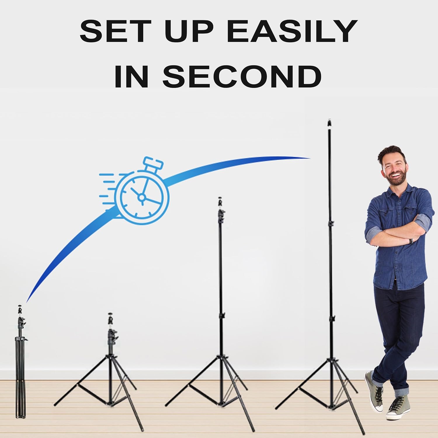 Thumbnail 3 de Skywin VR Tripod Stand, Base Station Mount (2-Pack) for SteamVR 2.0 & Rift Constellation