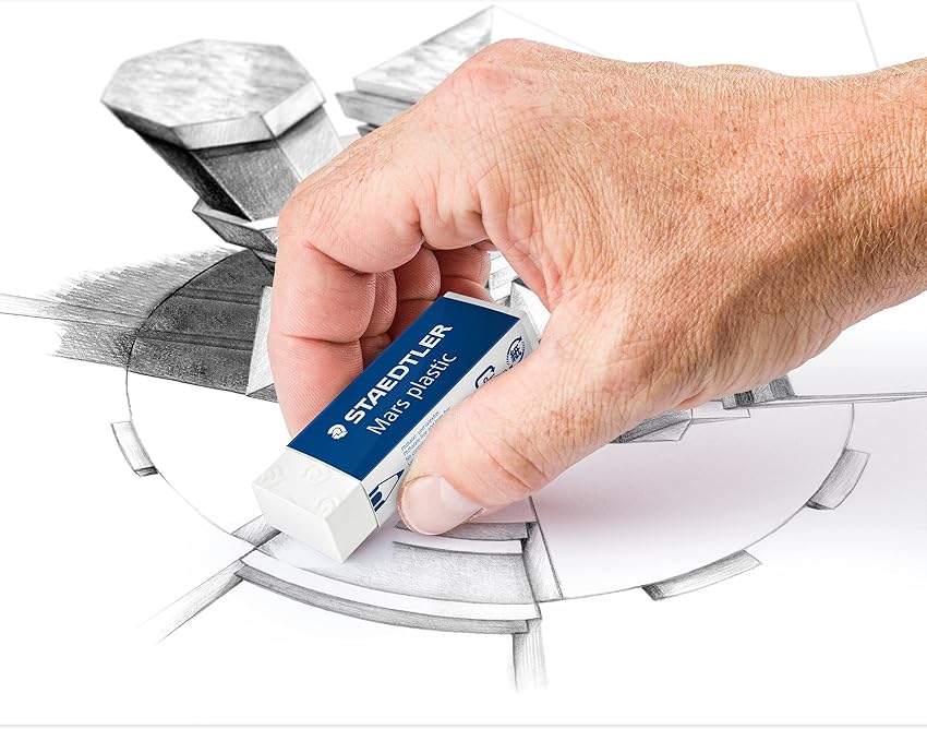 Thumbnail 3 de Staedtler Mars Plastic 526 50 - Goma de borrar blanca ✏️