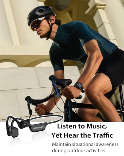 Thumbnail 6 de ZOVIMAX Casque Conduction Osseuse Natation — Bluetooth 6.0 et MP3 8 Go, IPX8