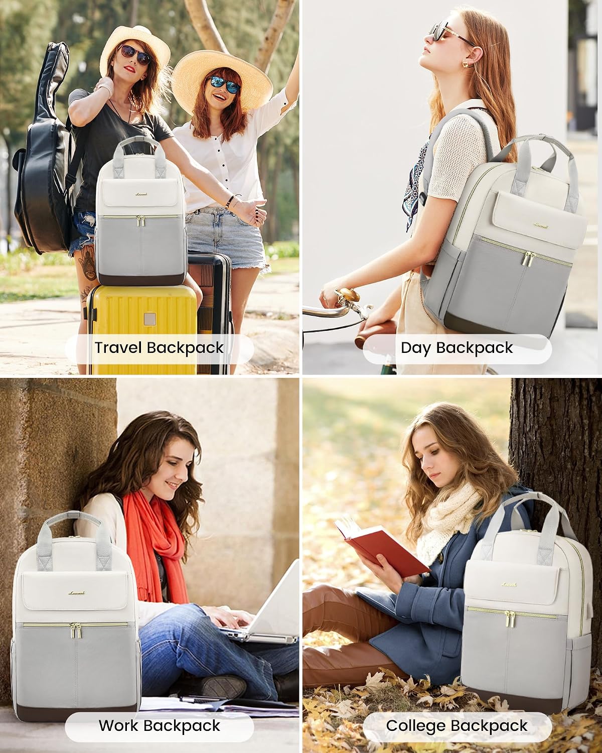 Detalle de LOVEVOOK 17.3 inch laptop backpack