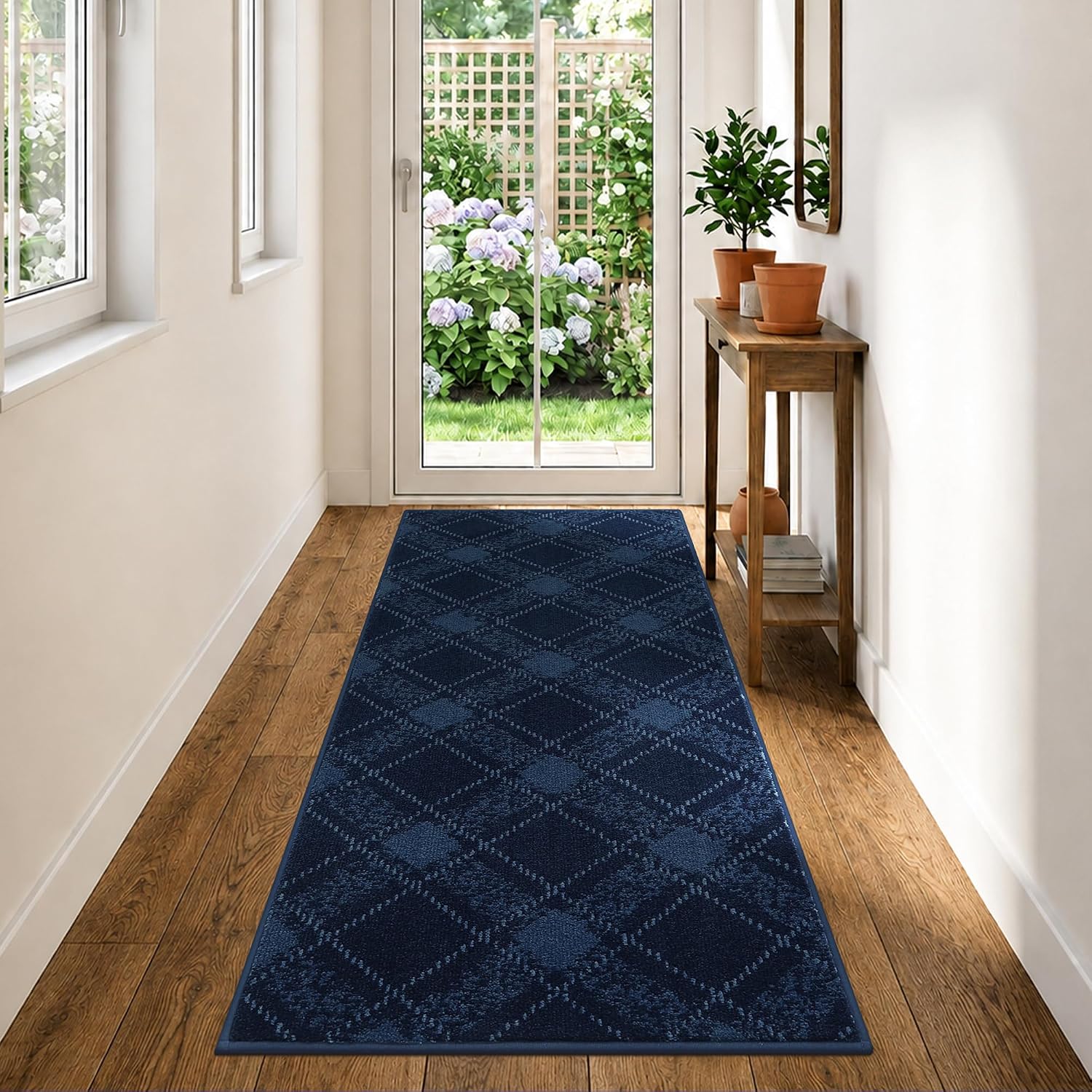 Thumbnail 1 de Bald Eagle Grip BALDHMT088BL2048 Indoor Door Mat, 20 x 48, Blue