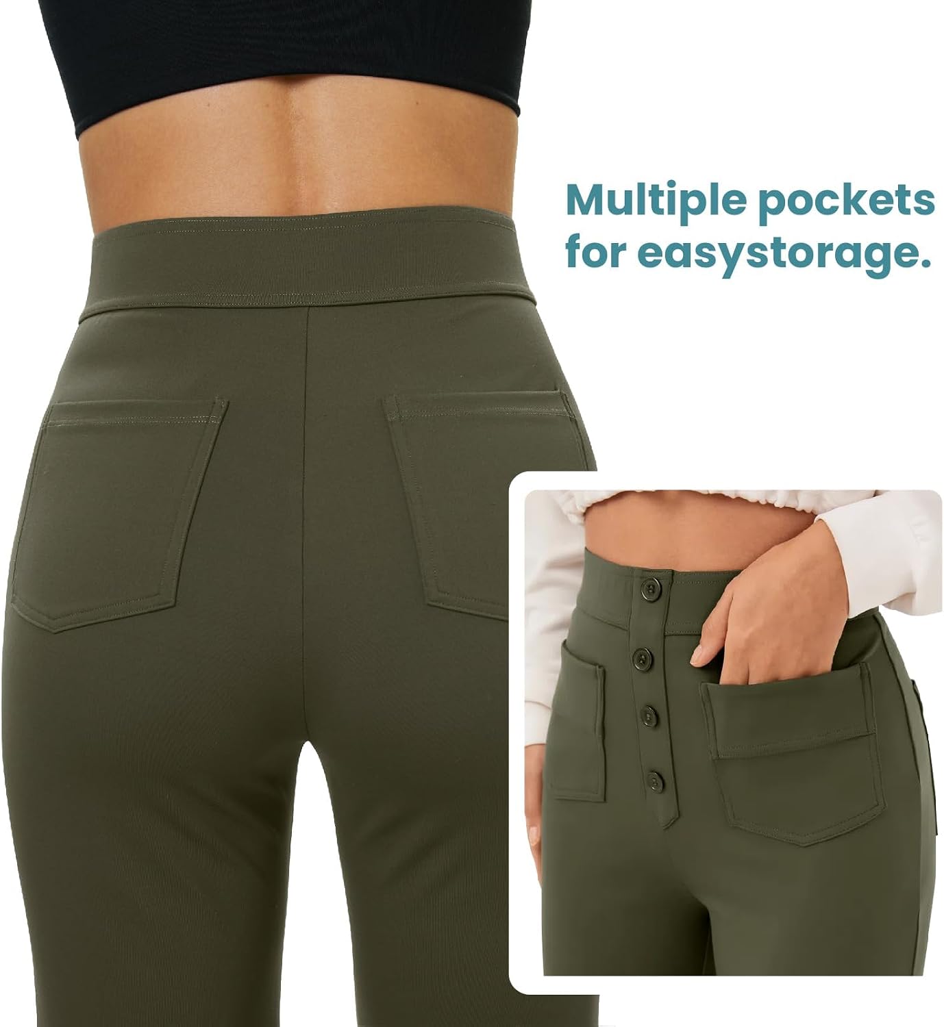 Thumbnail 3 de Pantalon de survêtement yoga taille haute
