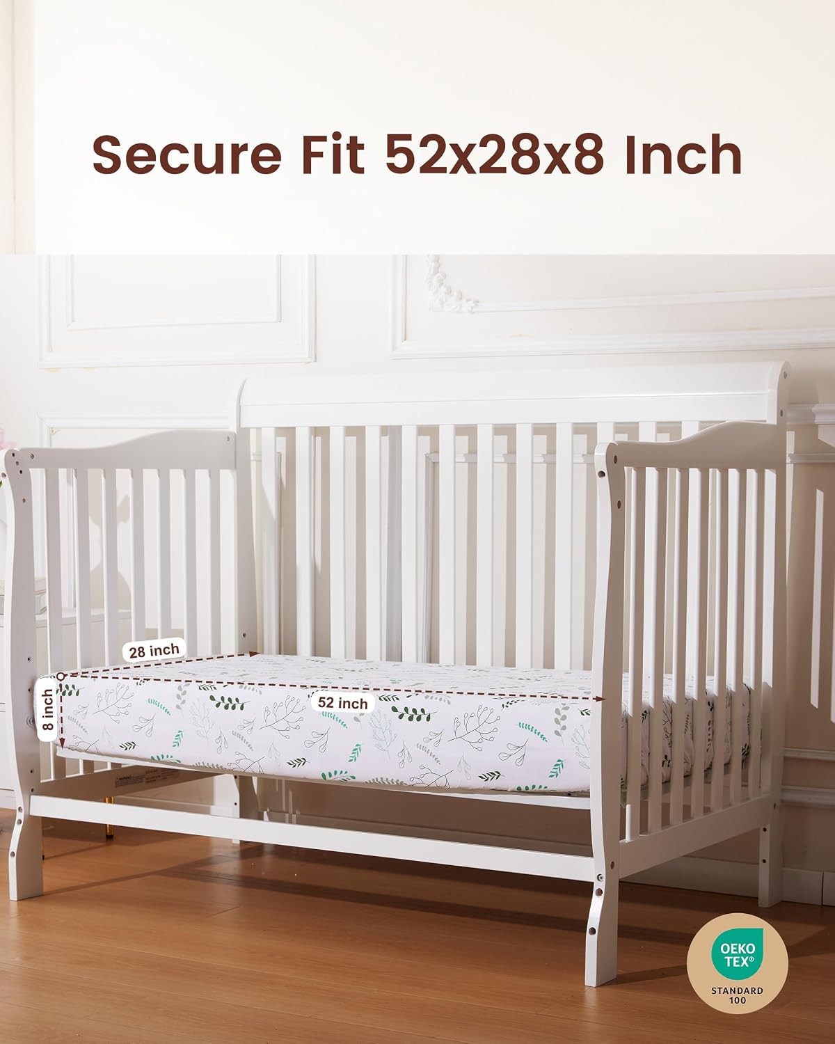 Detalle 2 de VivaCozy Crib Sheets 52x28 Inch