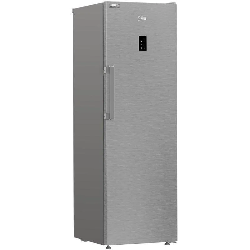 Detalle de Beko B3RMLNE444HXB frigorífico de una puerta