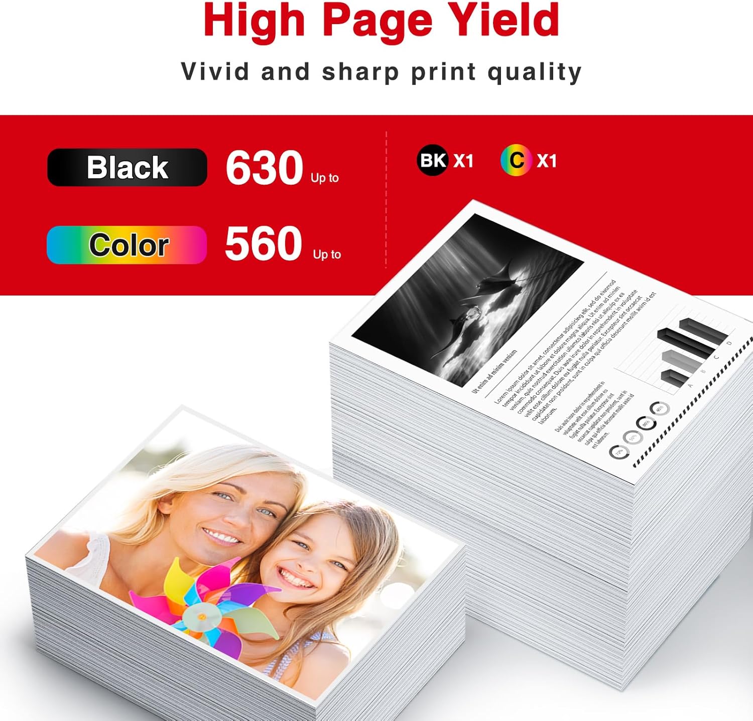 Thumbnail 2 de starink 540XL 541XL ink cartridges 630 pages