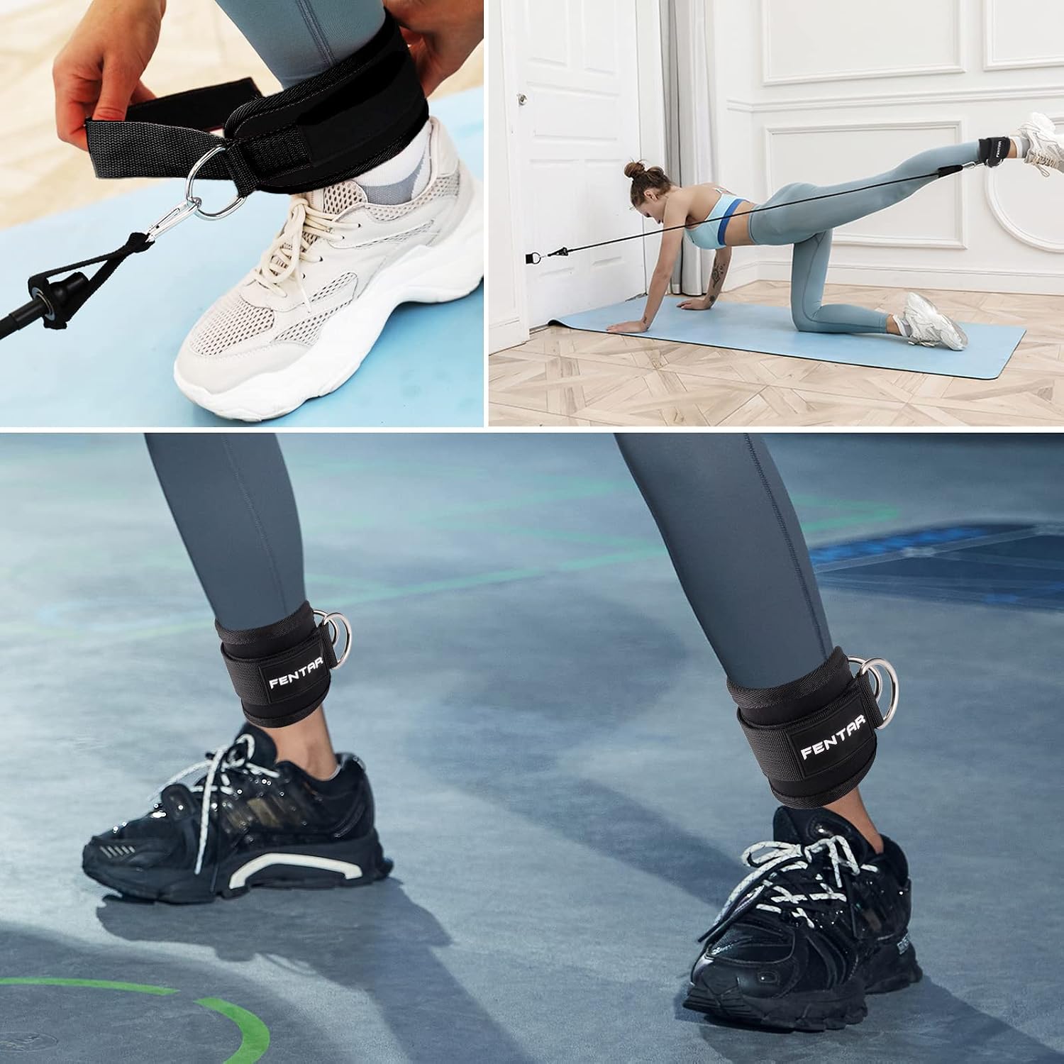 Thumbnail 4 de Fentar cable machine ankle straps 2 pack