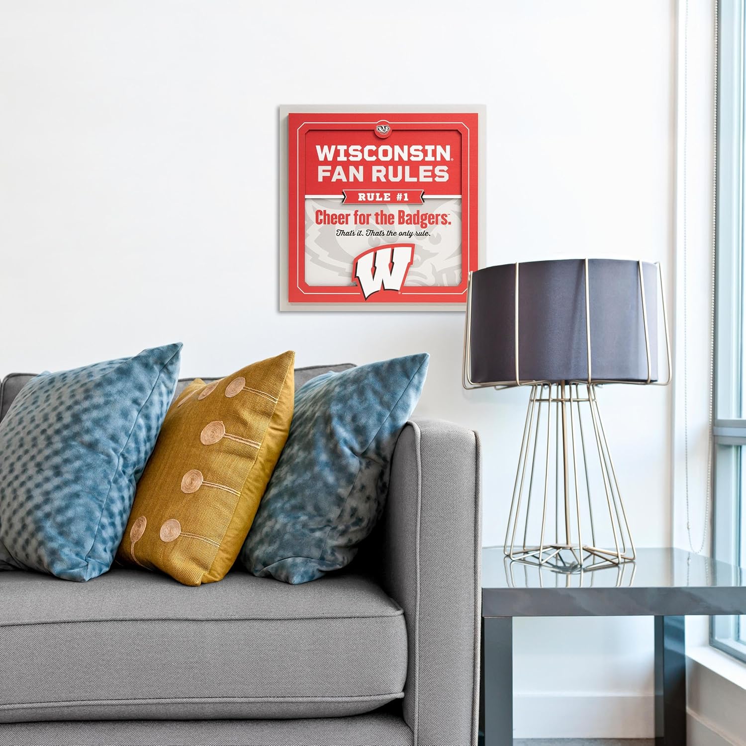 Thumbnail 1 de YouTheFan Official NCAA Tide Fan Rules 3D Wall Art (12” x 12”)