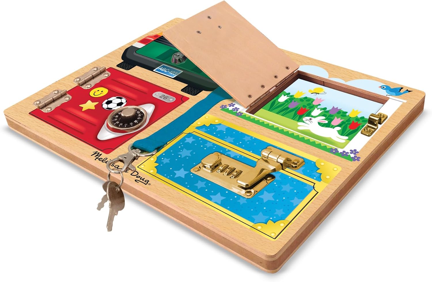 Detalle 2 de Melissa & Doug Juego con Cerraduras de Madera 🗝
