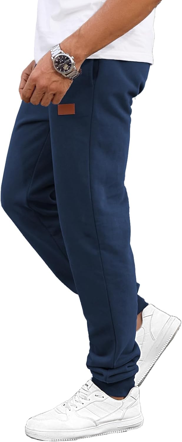 Detalle de HMIYA Jogginghose Herren Baumwolle Trainingshose – klassische Sweathose mit Taschen
