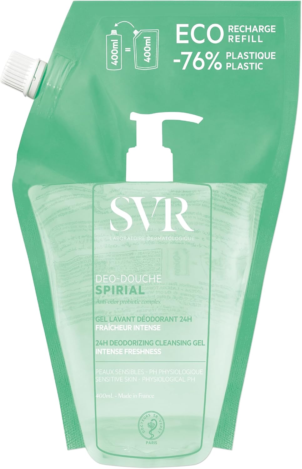 Thumbnail 6 de SVR SPIRIAL All-over 24hr Deodorising Wash-Off Cleansing Gel — Aluminium Salts-Free