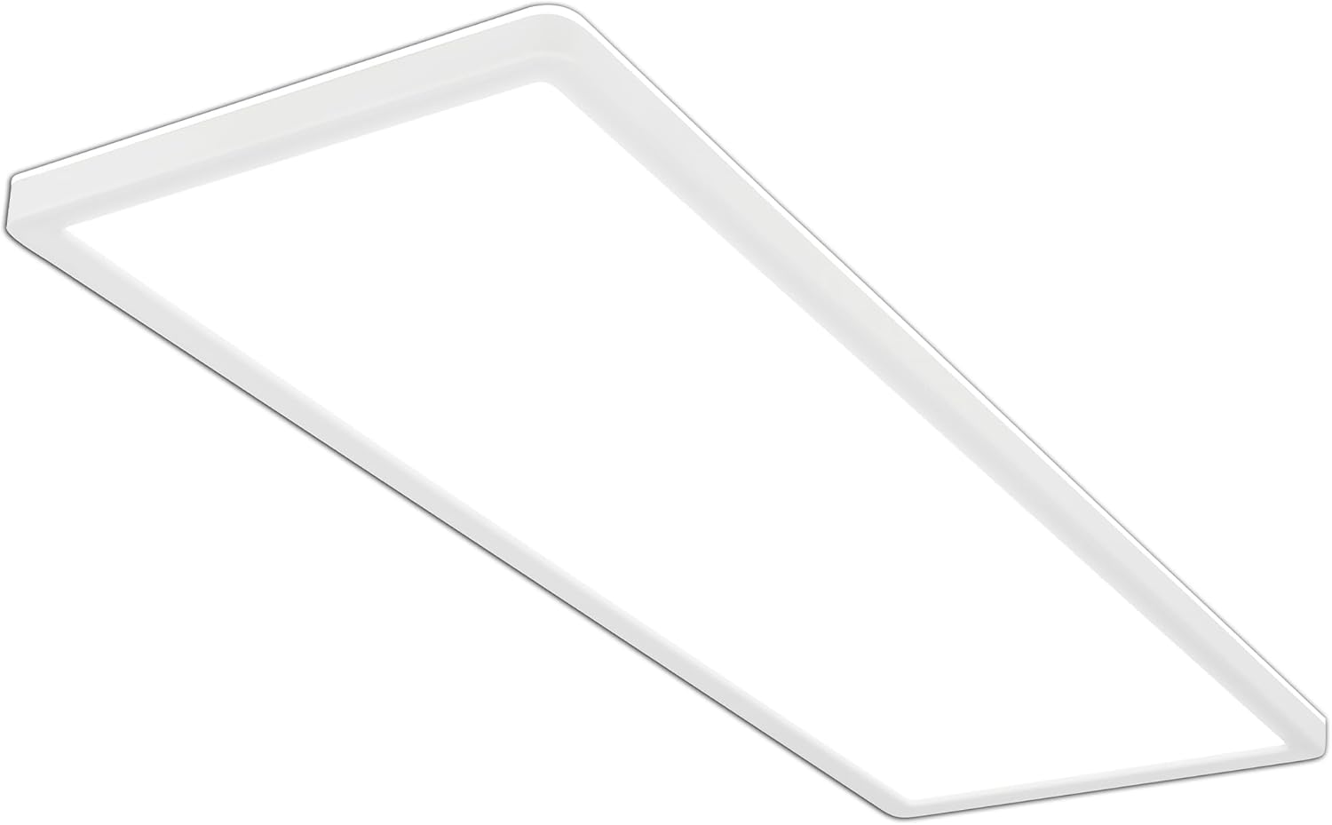Detalle de Briloner Slim LED plafoniera 58x20 cm, retroilluminazione, bianco