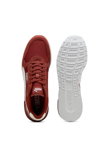 Detalle de Puma Sneaker Unisex St Runner Adulto V4 Bordeaux Rosso Bianco - 47 EU