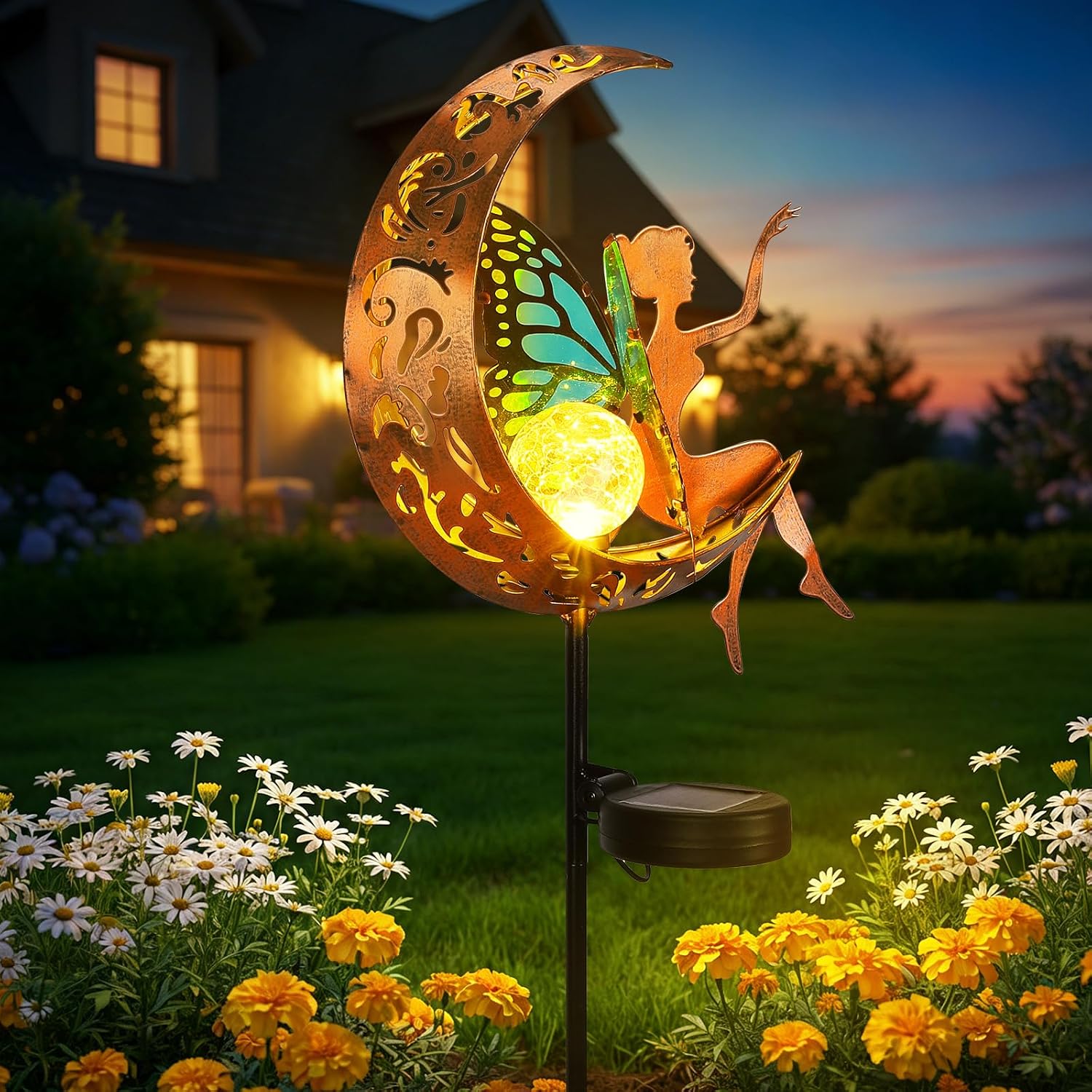Detalle de ZKLiLi Outdoor Solar Fairy Garden Light
