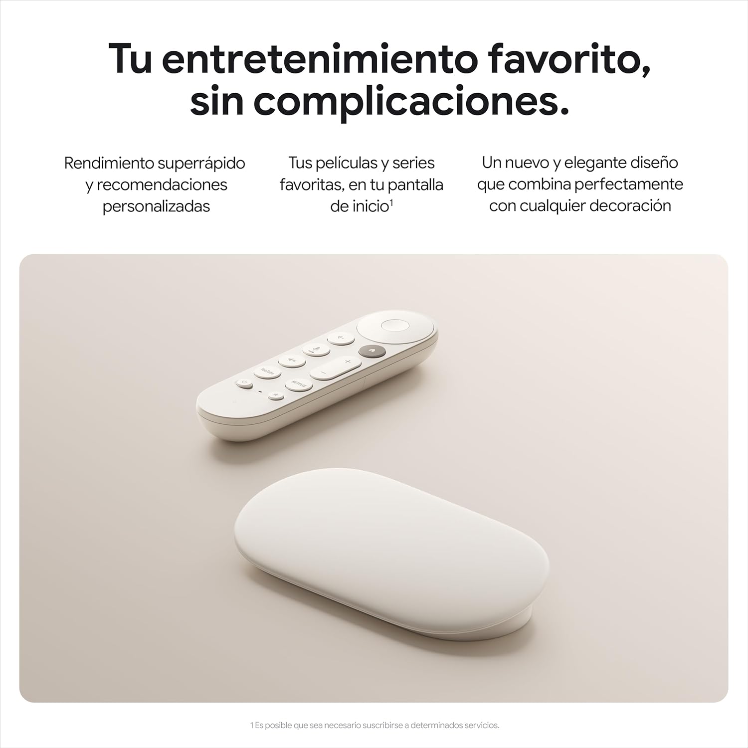 Detalle 2 de Google TV Streamer 4K rendimiento y HDR