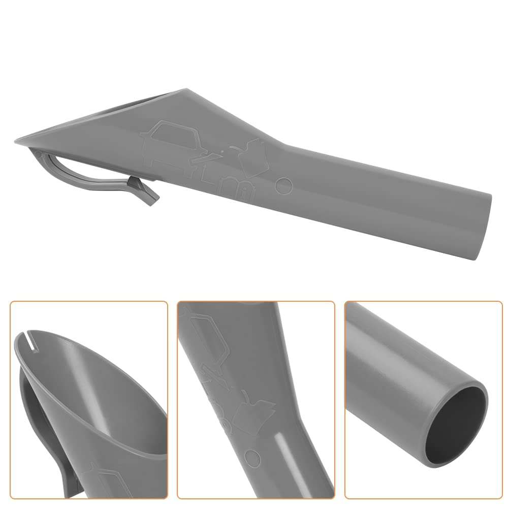 Detalle de URAQT Emergency Diesel Fuel Filler - Capless Plastic Funnel for Ford (Grey) 1782177 / 1833948
