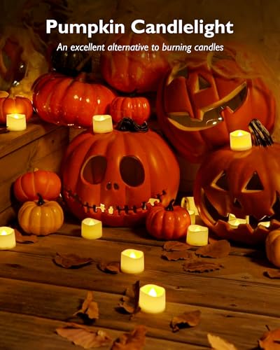 Thumbnail 7 de Homemory 24Pcs Flickering Flameless LED Tea Lights