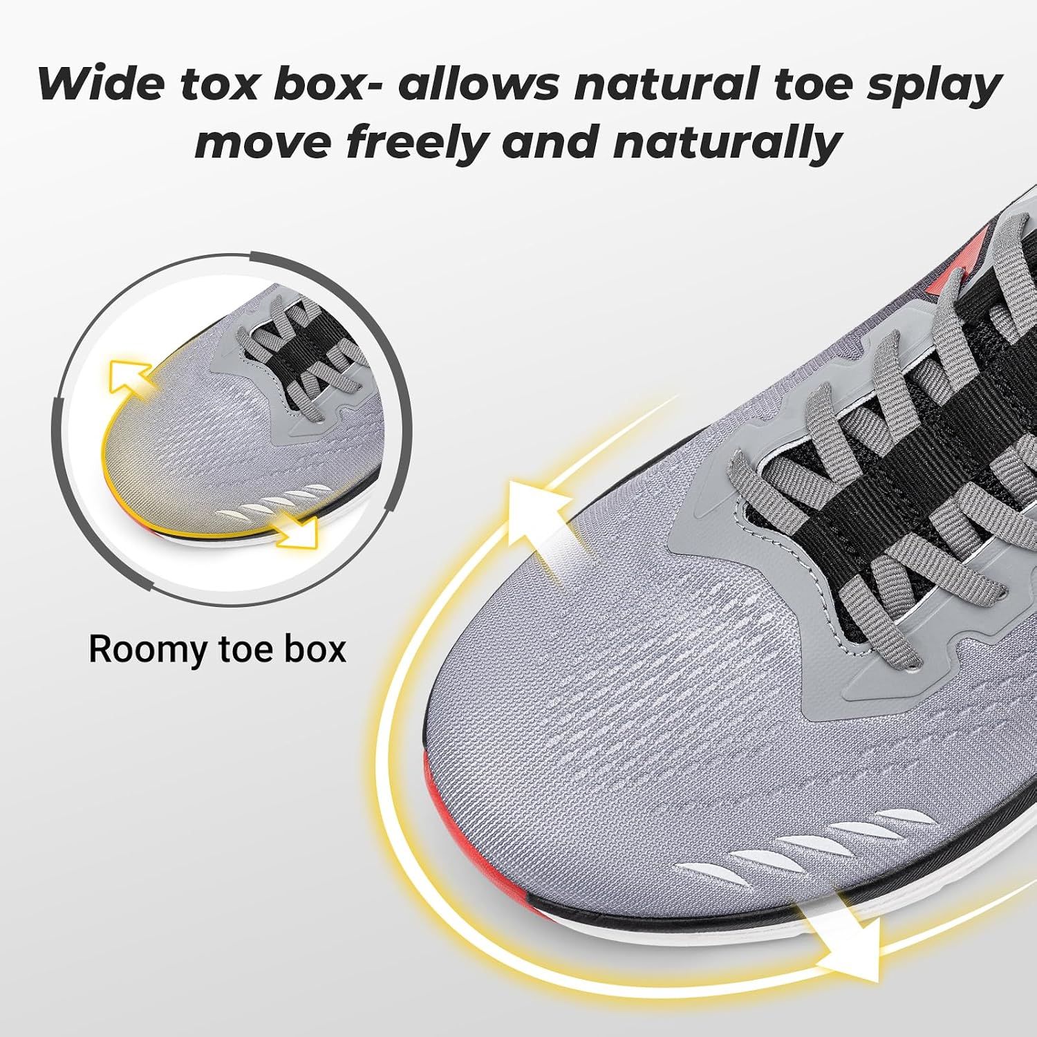 Thumbnail 4 de FitVille Extra Wide Running Trainers Arch Support