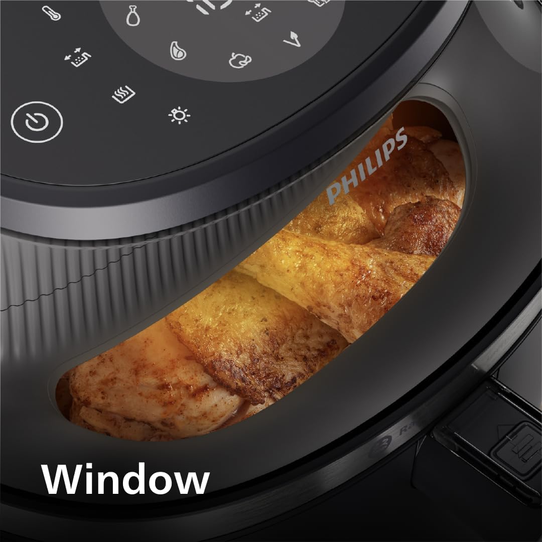 Detalle de Philips Airfryer 3000 Series 7.2L with Cooking Window and 16-in-1 Functions
