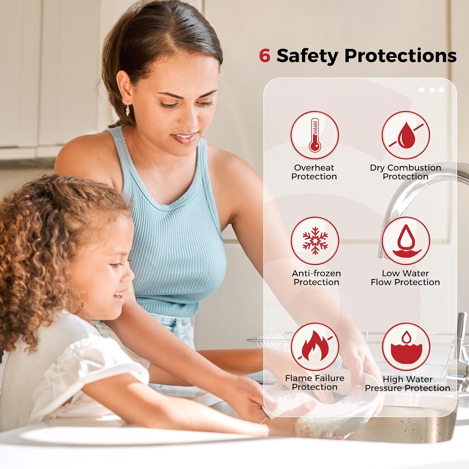 Detalle de CAMPLUX Tankless Water Heater 26L