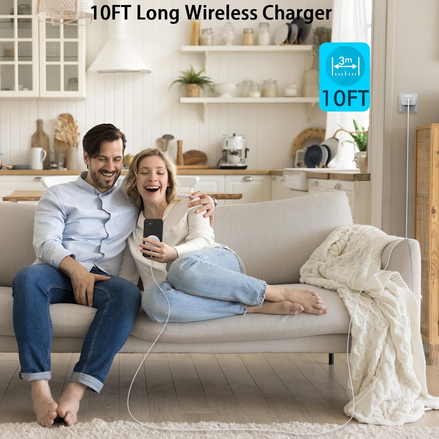 Thumbnail 5 de Magnetic iPhone 10FT Wireless Charger