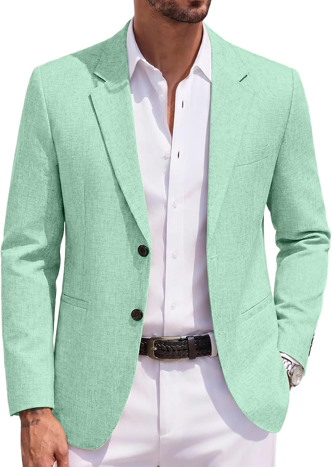 Detalle de COOFANDY Men's Polyester Blazer