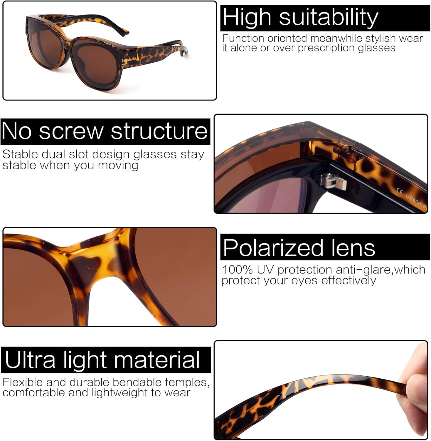 Thumbnail 4 de Face Shadow Überzieh Sonnenbrille UV400