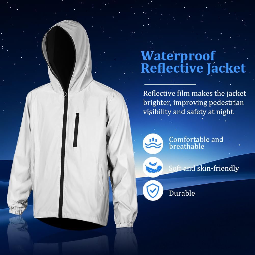 Thumbnail 3 de BSBUY Gilet riflettente ad alta visibilità unisex con zip e tasche