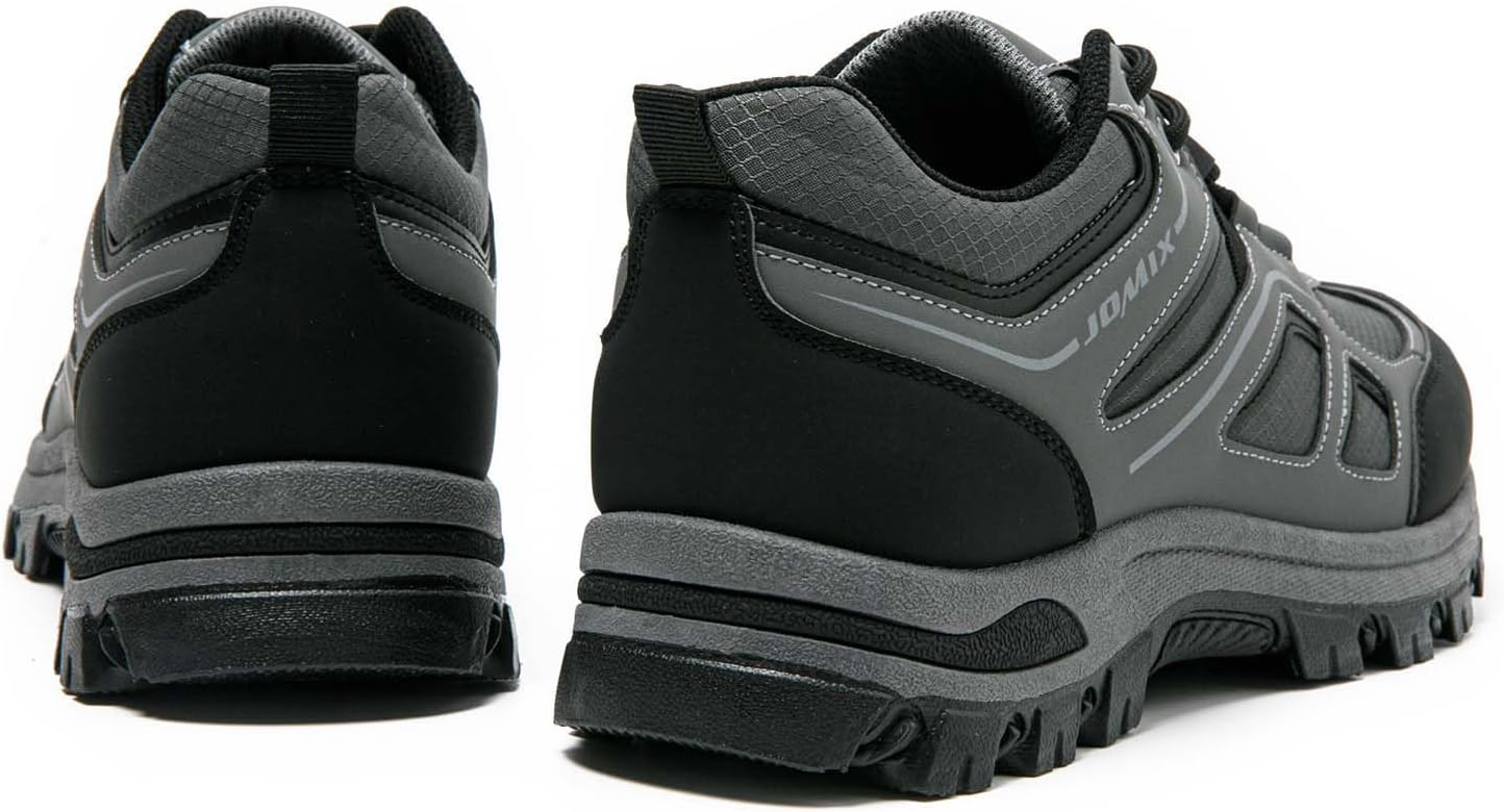 Detalle de JOMIX herenschoenen voor wandelen en dagelijks gebruik met antislipzool