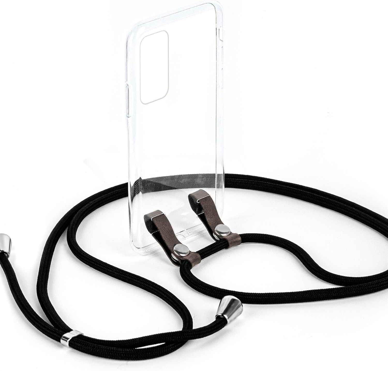 Detalle de moex Chaîne de téléphone Portable pour Galaxy S20 / S20 5G avec Sangle réglable – Noir