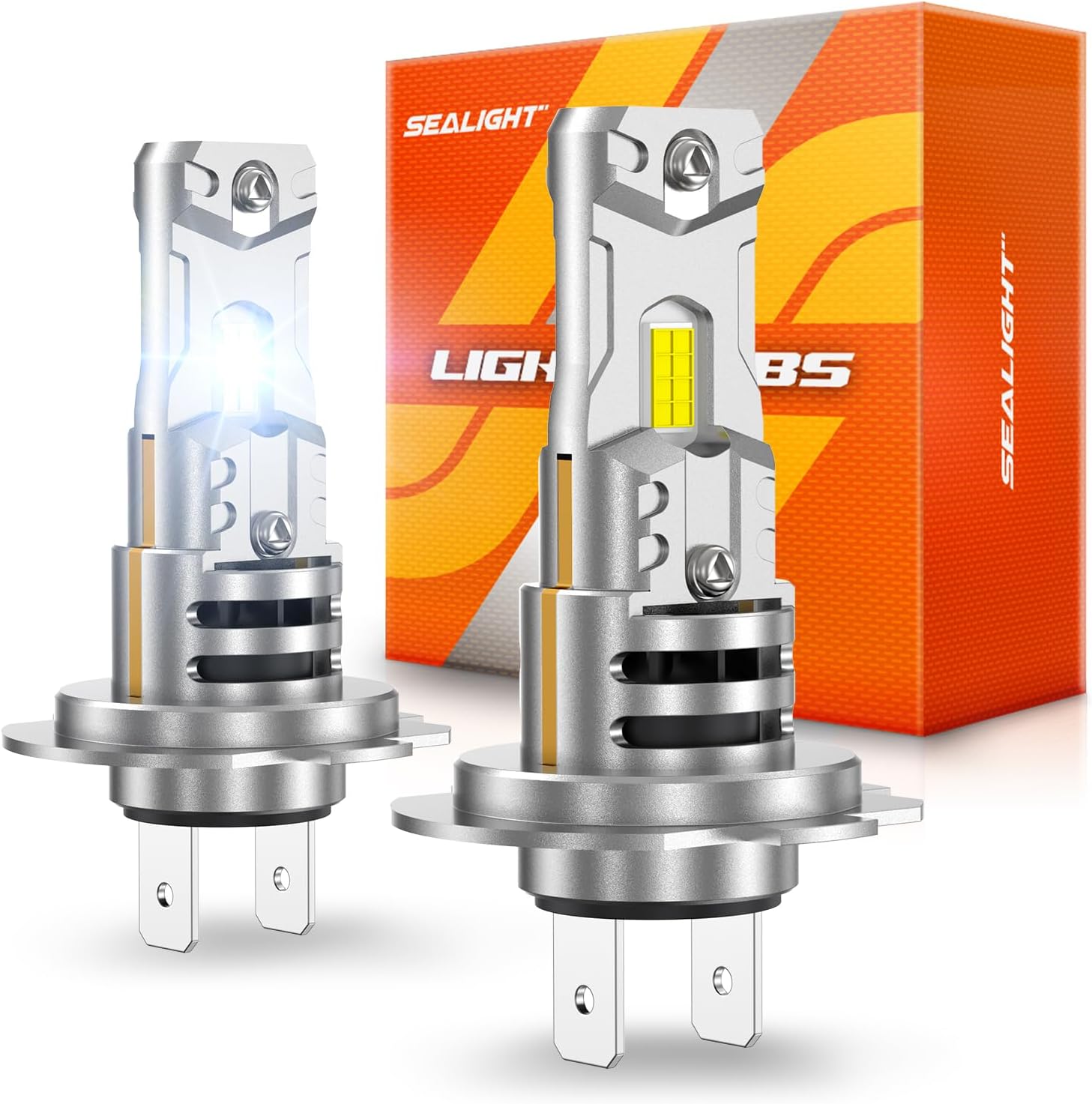 Detalle de SEALIGHT H7 LED bulbs 6500K