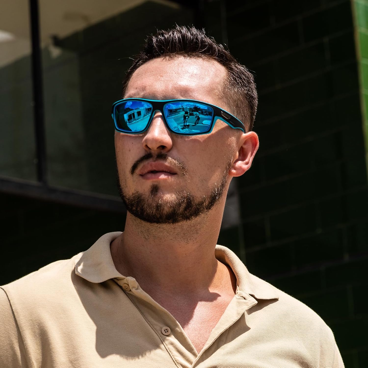 Thumbnail 1 de Occhiali da sole sportivi OJIRRU da uomo con lenti polarizzate UV400