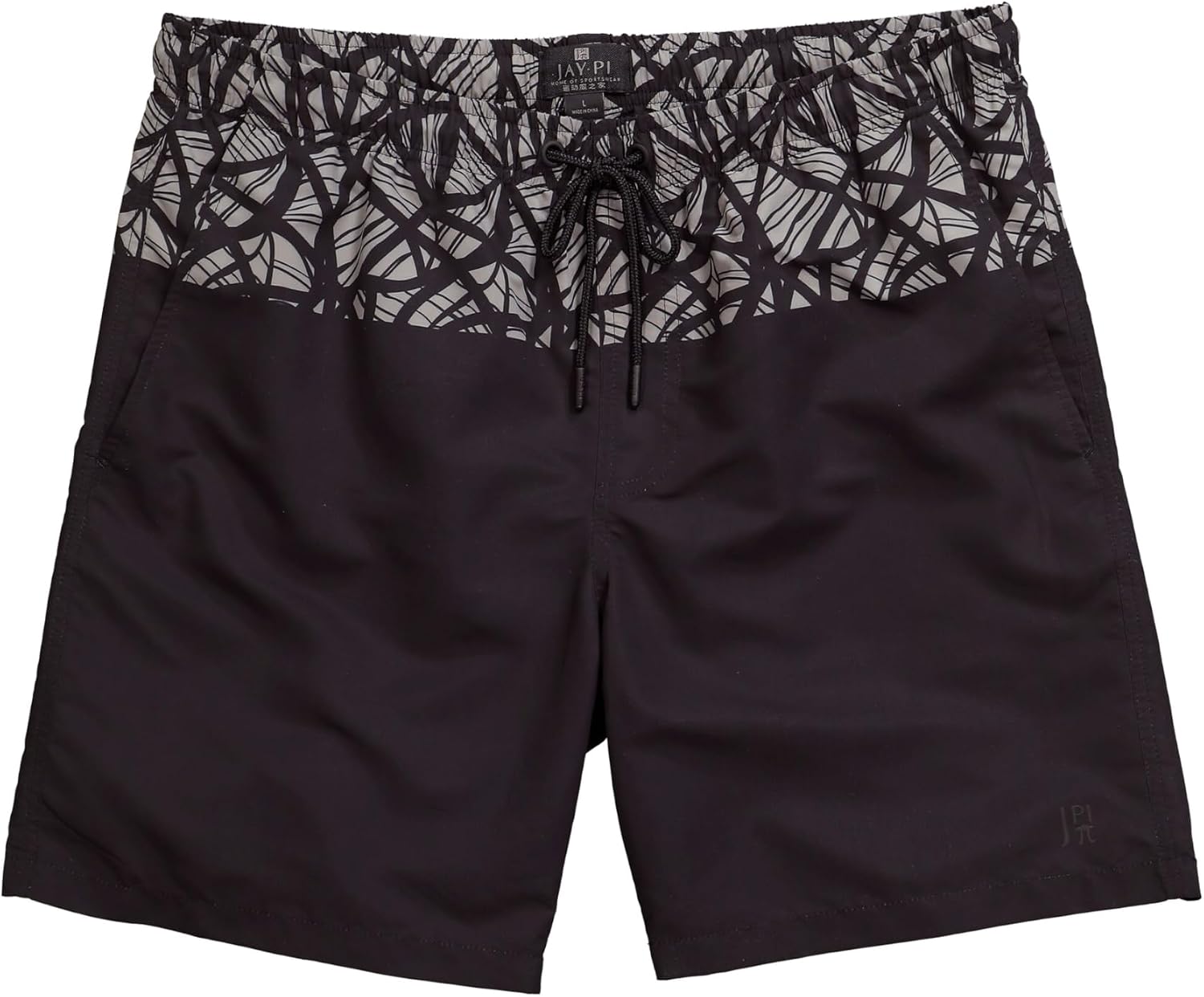 Detalle de JAY-PI Badehose AOP 20 cm, Costume da bagno uomo – Taglie Forti L-8XL